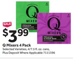 Stop&Shop Q Mixers 4 Pack offer