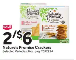 Stop&Shop Nature's Promise Crackers offer