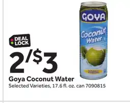 Stop&Shop Goya Coconut Water offer