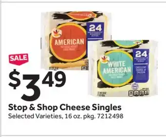 Stop&Shop Stop & Shop Cheese Singles offer