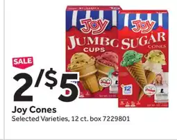 Stop&Shop Joy Cones offer