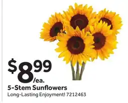 Stop&Shop 5-Stem Sunflowers offer