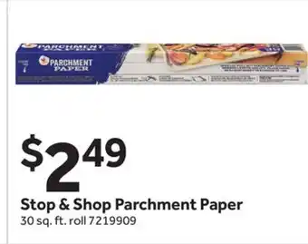 Stop&Shop Stop & Shop Parchment Paper offer