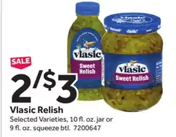 Stop&Shop Vlasic Relish offer
