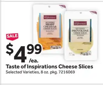 Stop&Shop Taste of Inspirations Cheese Slices offer