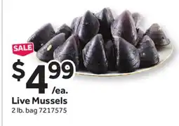Stop&Shop Live Mussels offer