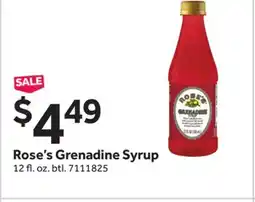Stop&Shop Rose's Grenadine Syrup offer