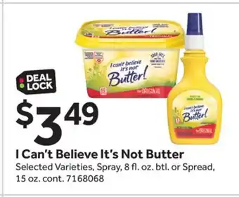 Stop&Shop I Can't Believe It's Not Butter offer