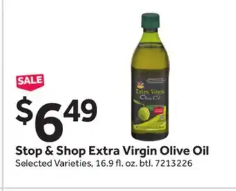 Stop&Shop Stop & Shop Extra Virgin Olive Oil offer