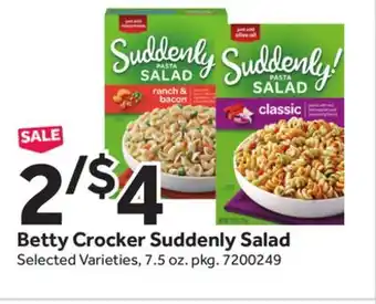 Stop&Shop Betty Crocker Suddenly Salad offer