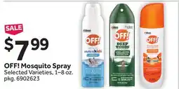 Stop&Shop OFF! Mosquito Spray offer