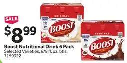 Stop&Shop Boost Nutritional Drink offer