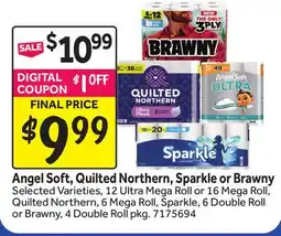 Stop&Shop Angel Soft, Quilted Northern, Sparkle or Brawny offer
