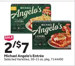 Stop&Shop Michael Angelo's Entrée offer