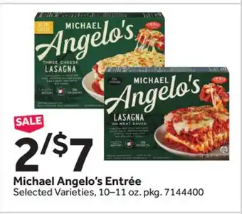Stop&Shop Michael Angelo's Entrée offer