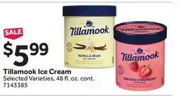Stop&Shop Tillamook Ice Cream offer