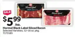Stop&Shop Hormel Black Label Sliced Bacon offer