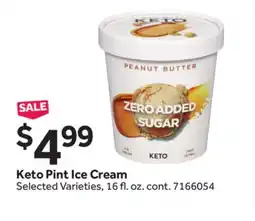 Stop&Shop Keto Pint Ice Cream offer