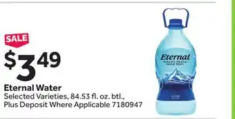 Stop&Shop Eternal Water offer