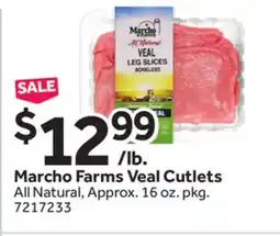 Stop&Shop Marcho Farms Veal Cutlets offer