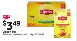 Stop&Shop Lipton Tea offer