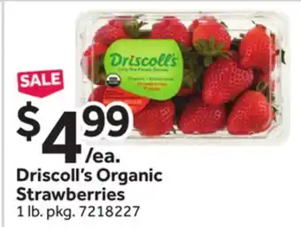 Stop&Shop Driscoll's Organic Strawberries offer