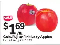 Stop&Shop Gala, Fuji or Pink Lady Apples offer