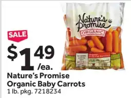 Stop&Shop Nature's Promise Organic Baby Carrots offer