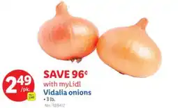 Lidl Vidalia onions offer