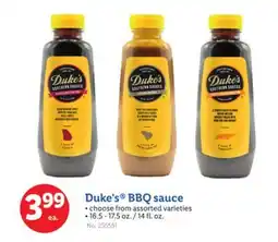 Lidl Duke's BBQ sauce offer