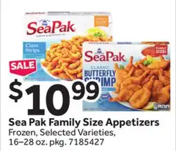 Stop&Shop Sea Pak Family Size Appetizers offer