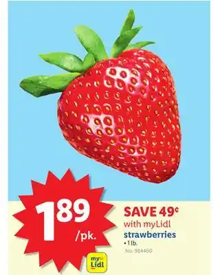 Lidl strawberries offer