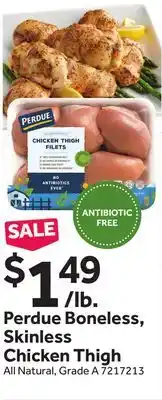Stop&Shop Perdue Boneless, Skinless Chicken Thigh offer
