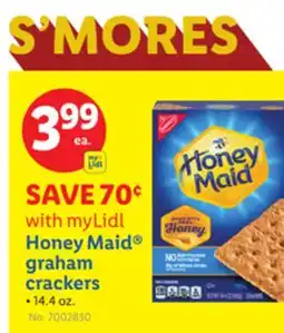 Lidl Honey Maid graham crackers offer