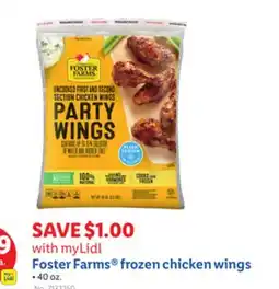 Lidl Foster Farms frozen chicken wings offer