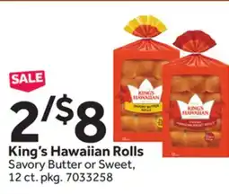 Stop&Shop King's Hawaiian Rolls offer
