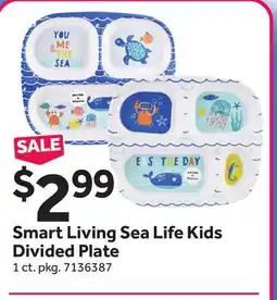 Stop&Shop Smart Living Sea Life Kids Divided Plate offer