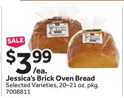 Stop&Shop Jessica's Brick Oven Bread offer