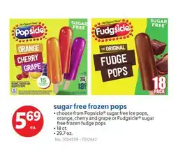 Lidl Sugar Free Frozen Pops offer