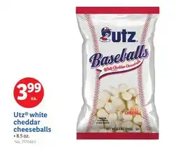 Lidl Utz white cheddar cheeseballs offer