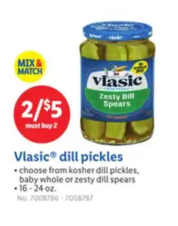 Lidl Vlasic dill pickles offer