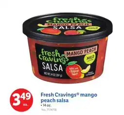 Lidl Fresh Cravings mango peach salsa offer