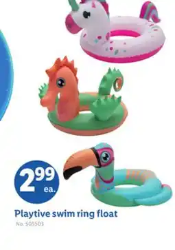 Lidl Playtive swim ring float offer