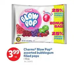 Lidl Charms Blow Pop assorted bubblegum filled pops offer