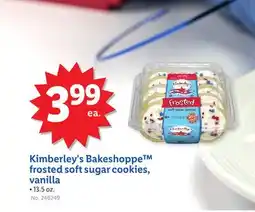 Lidl Kimberley's Bakeshoppe frosted soft sugar cookies, vanilla offer