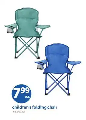 Lidl children's folding chair offer