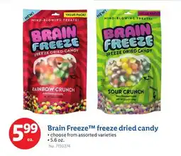 Lidl Brain Freeze freeze dried candy offer