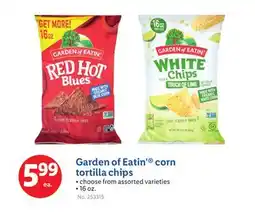Lidl Garden of Eatin' corn tortilla chips offer