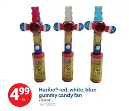 Lidl Haribo red, white, blue gummy candy fan offer