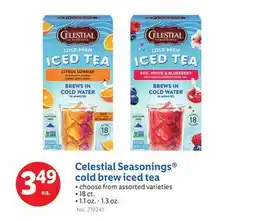 Lidl Celestial Seasonings cold brew iced tea offer